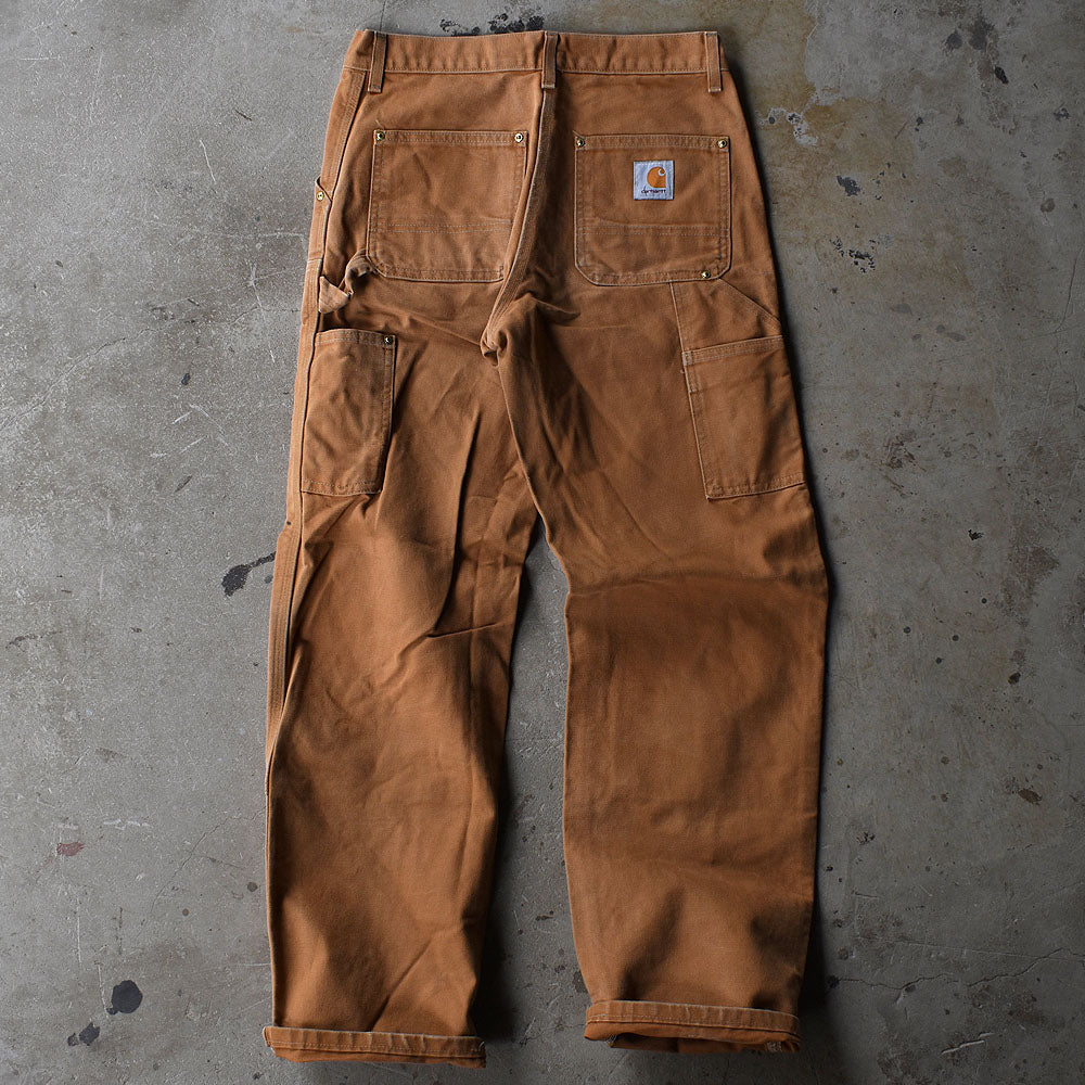 80-90's Carhartt/カーハート ダブルニー ブラウンダックパンツ USA製