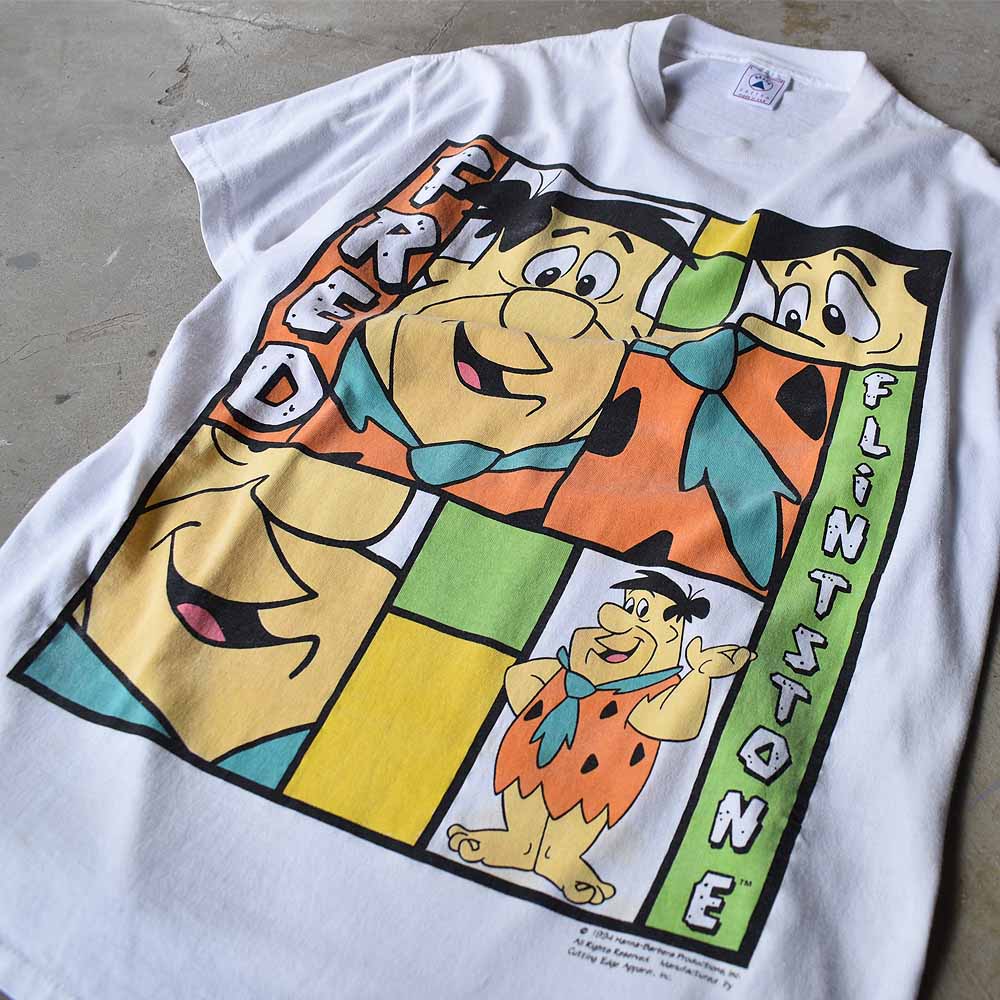 90’s　The Flintstones/原始家族フリントストーン “FRED” Tee　USA製　220905