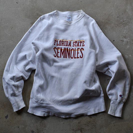 90's Champion/チャンピオン "Florida State Seminoles" 刺繍 RWスウェット USA製 220826