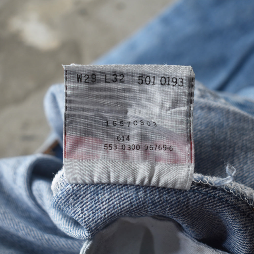 LEVI’S 501 W29 L32 / Made in USA