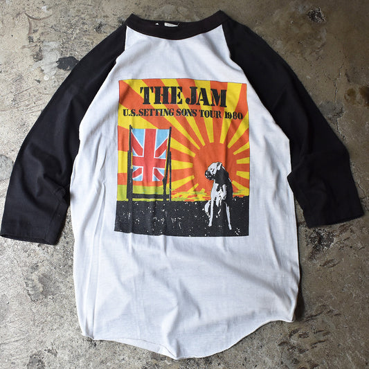 80's The Jam / FIFTH COLUMN "SETTING SONS" ラグラン ロック Tシャツ 220610H