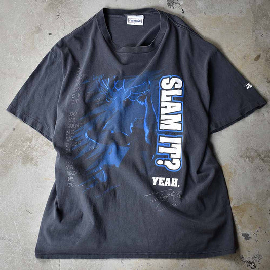 90’s　Reebok/リーボック ”Shaquille Rashaun O'Neal” Tee　USA製　220815H