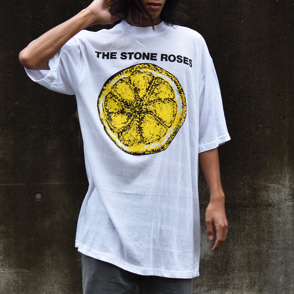 90's　デッドストック！ THE STONE ROSES “LEMON” Tee　EURO製　221015
