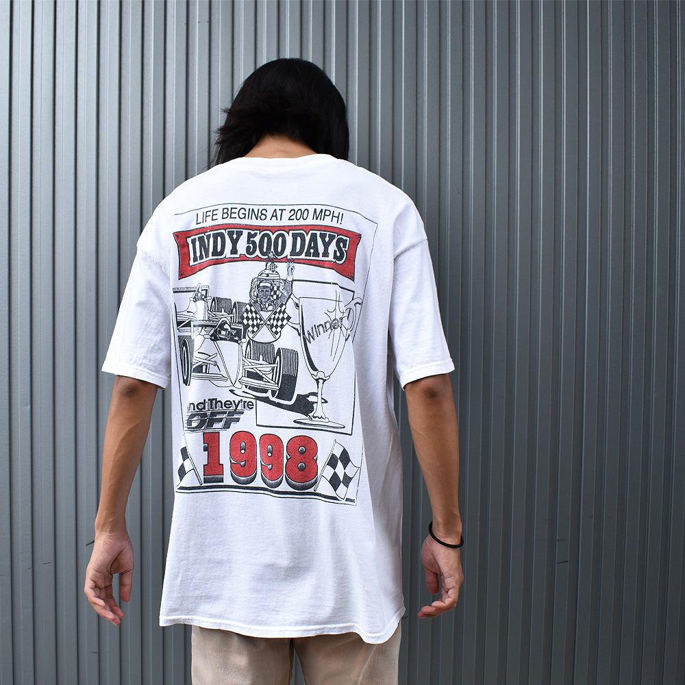 90's　“INDY500” レーシングTee　220820