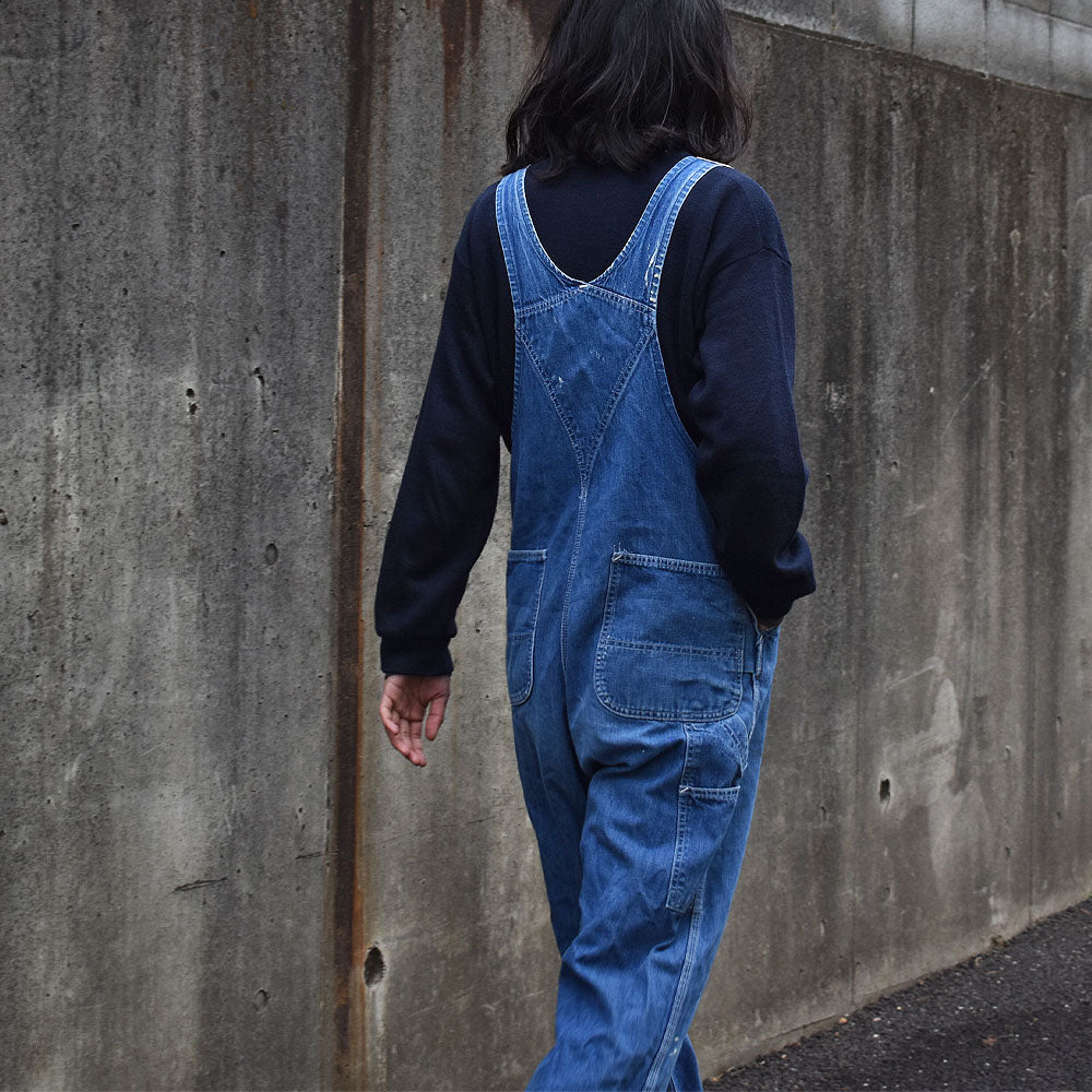 83センチ総丈carhartt カーハート　DENIM Over alls オーバーオール