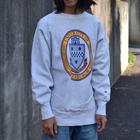 90's　Champion/チャンピオン “University of Pittsburgh” RWスウェット　USA製　221030