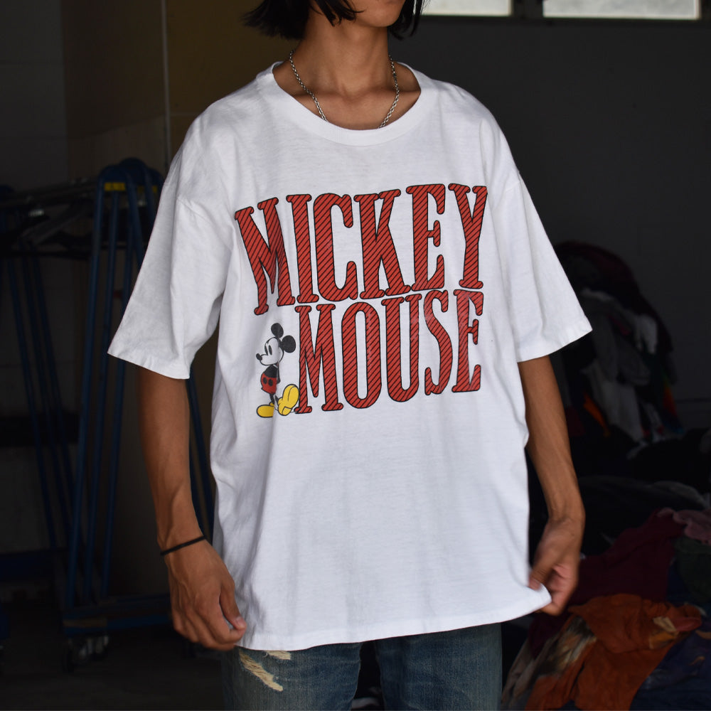 90's　Disney/ディズニー “MICKEY MOUSE” Tee　USA製　220720