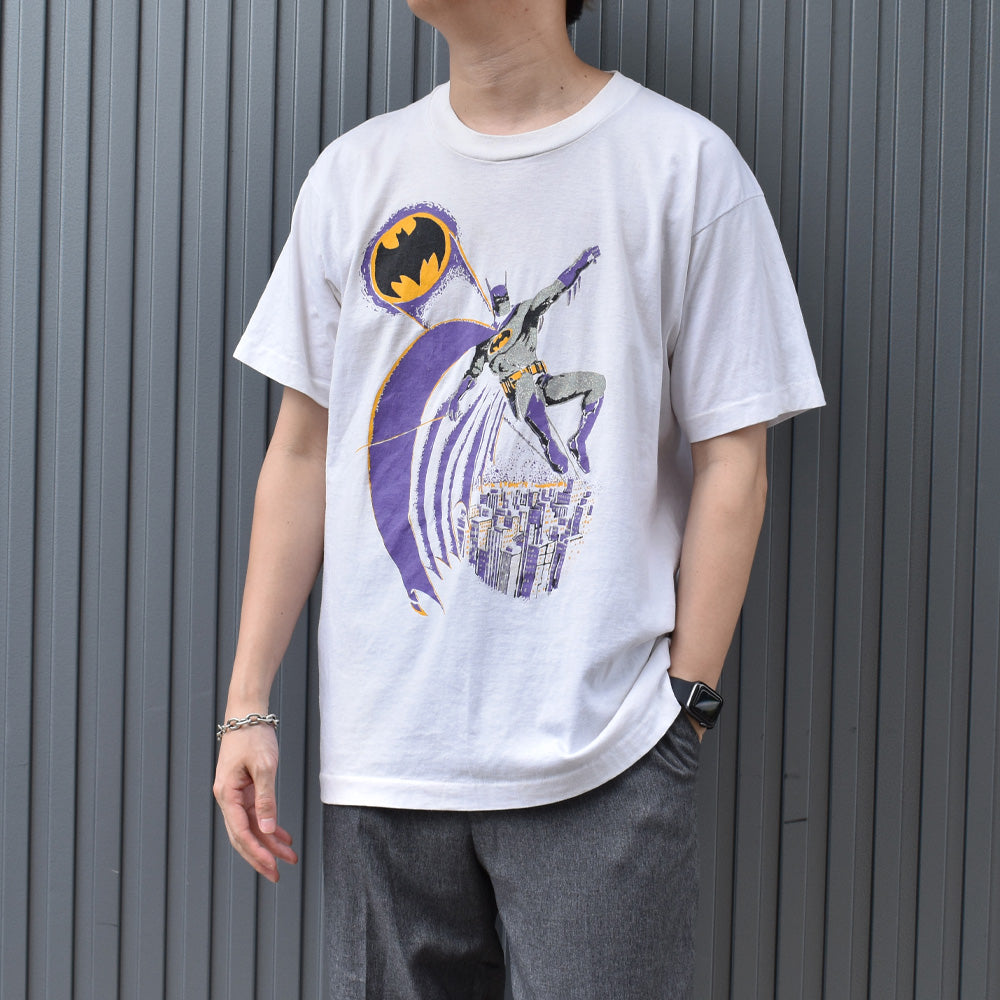 90's　DC Comics Batman/バットマン ラメプリント！ Tee　USA製　220709