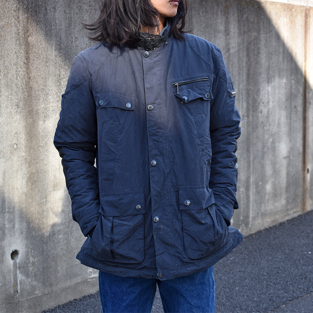 Y2K Barbour/バブアー キルティング オイルドコットンジャケット