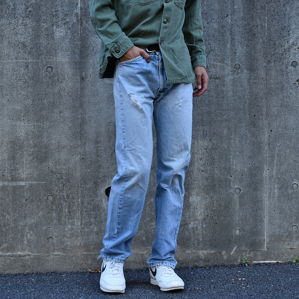 Levi's505　USA オレンジタブ 90-00's Levi's 505 オレンジタブ！ ストレート デニムパンツ USA製