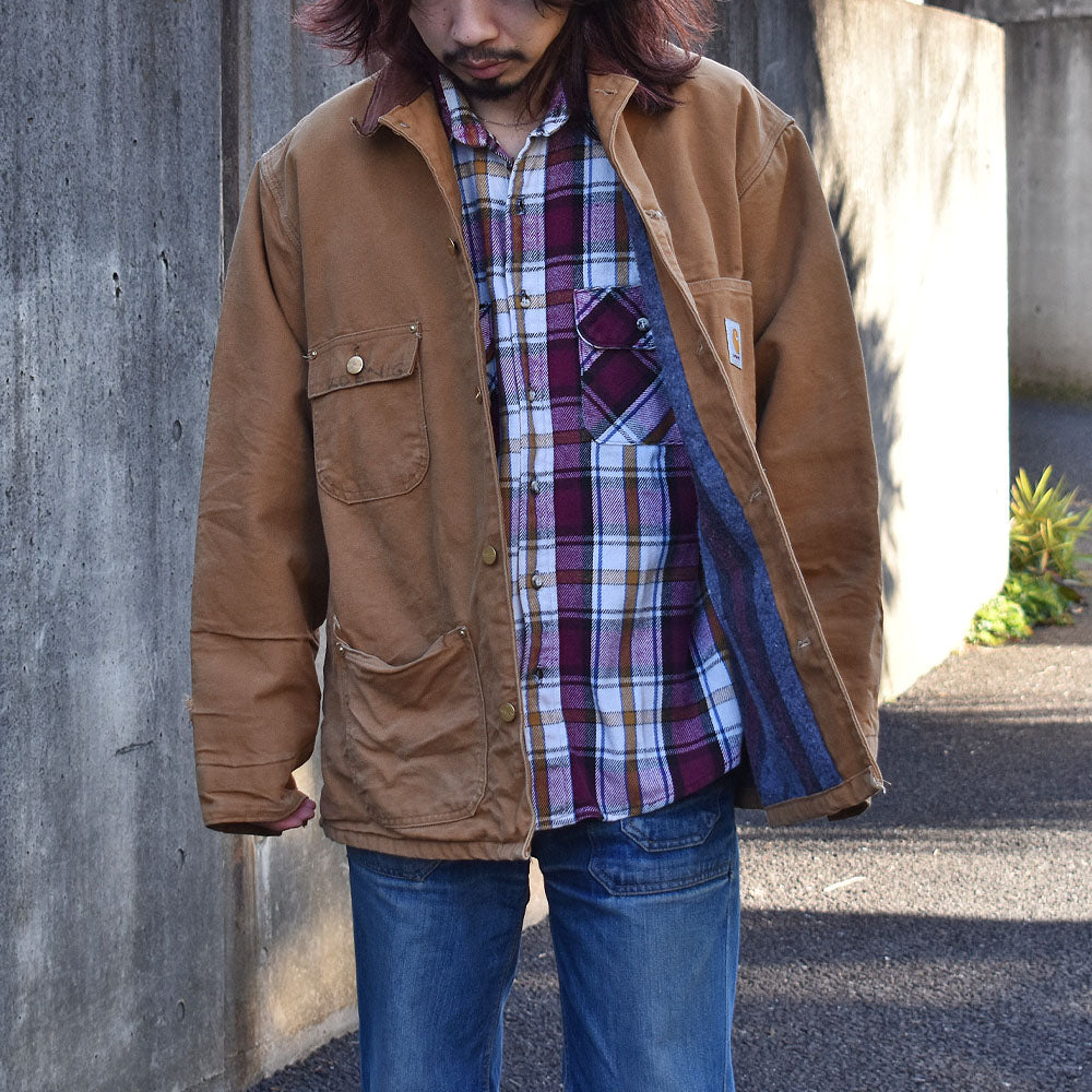 80-90's Carhartt/カーハート ブランケットライナー ミシガンチョア ...