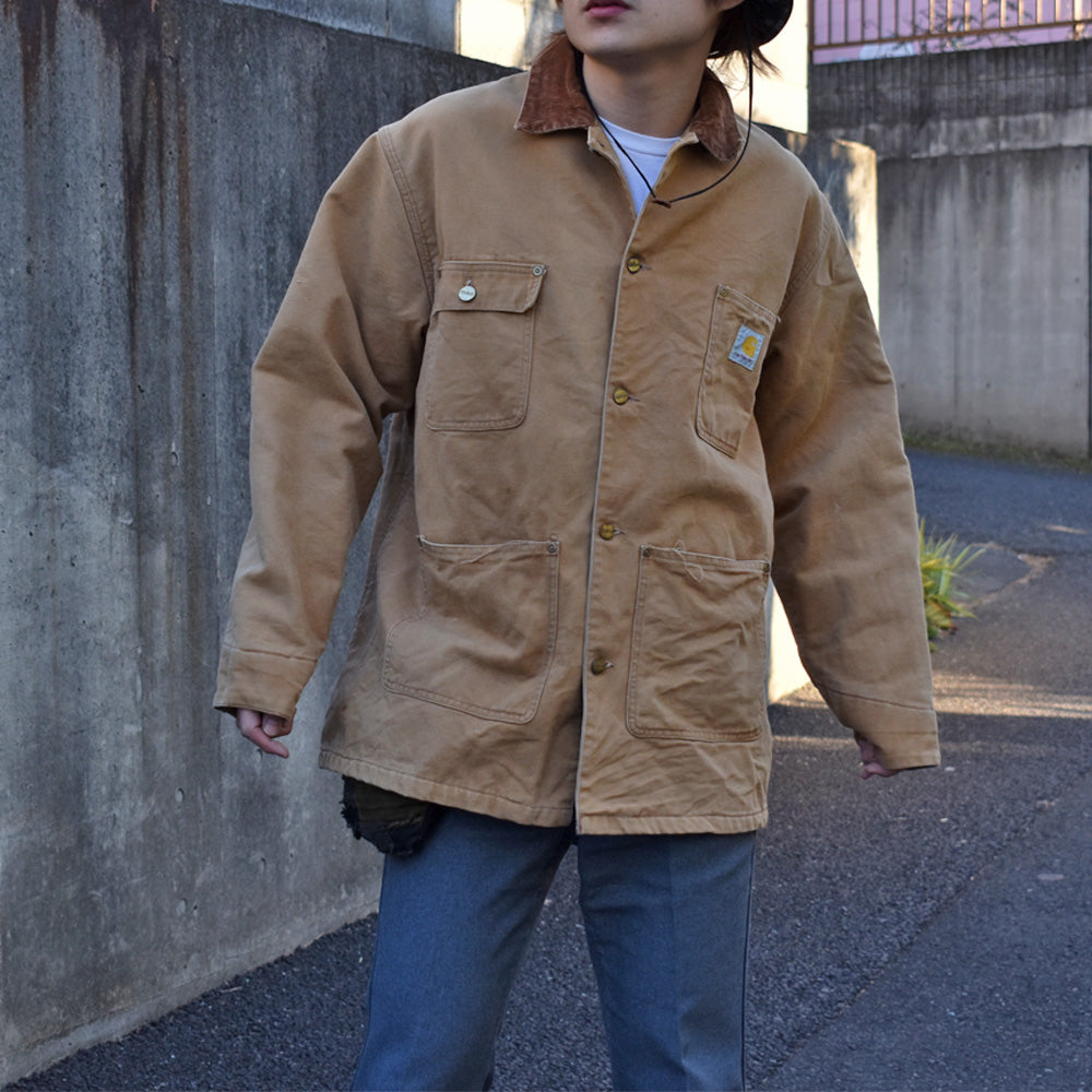 即購入OKですCarhartt カーハート デトロイトコート ミシガンチョアコート