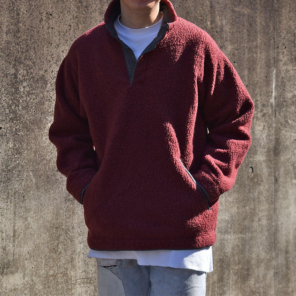 古着屋adm←patagonia スナップT シンチラ フリース US製 90s