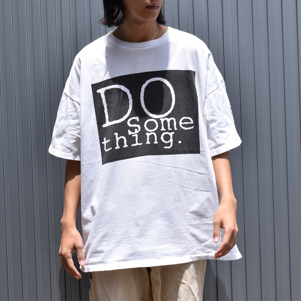 90's　OLD GUESS/ゲス  "Do Something." Tee　USA製　220601