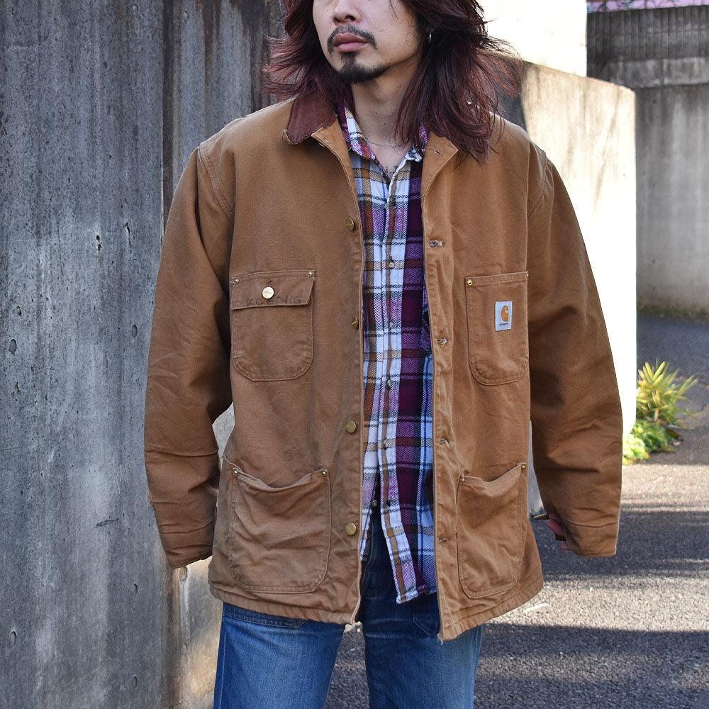 80-90's Carhartt/カーハート ブランケットライナー ミシガンチョア