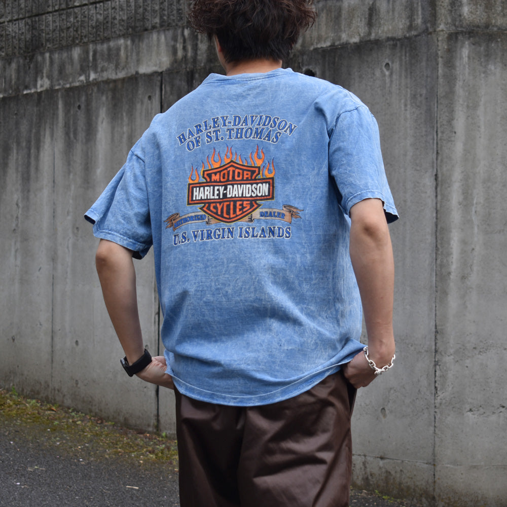 Y2K Harley-Davidson/ハーレーダビッドソン 両面プリント Tシャツ USA