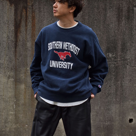 Y2K　Champion/チャンピオン “SOUTHERN METHODIST UNIVERSITY” RWスウェット　230317