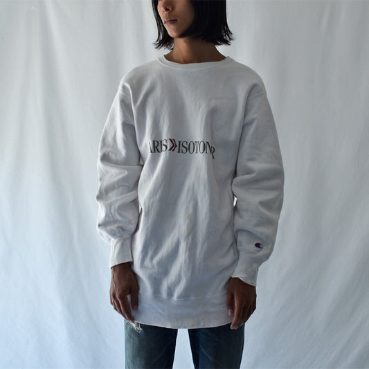 90's Champion/チャンピオン  “ARIS ISOTONER” ホワイト! RWスウェット USA製 220802