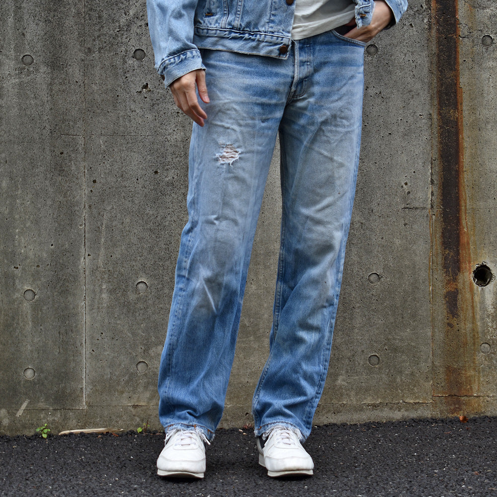 LEVIS 501 ダメージジーンズ LEVI’S リーバイス フランス製