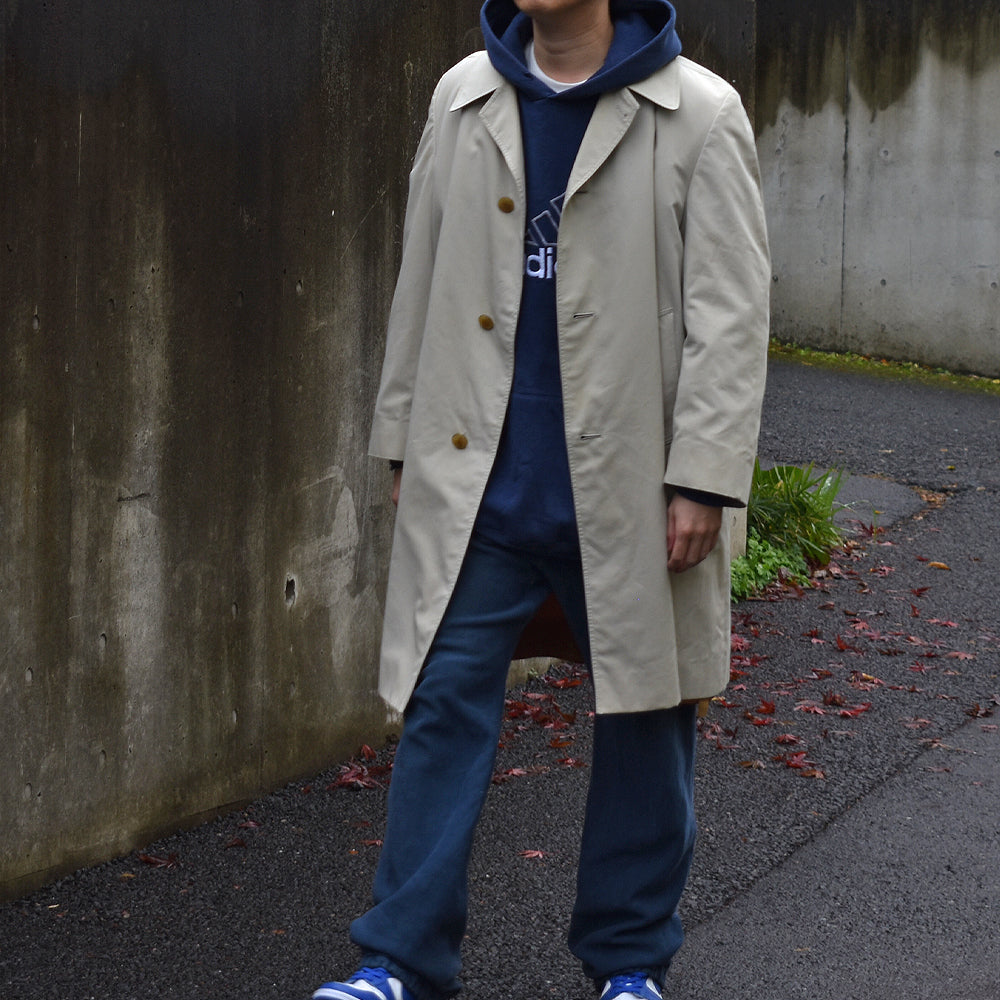 80's Aquascutum/アクアスキュータム ステンカラーコート カナダ製